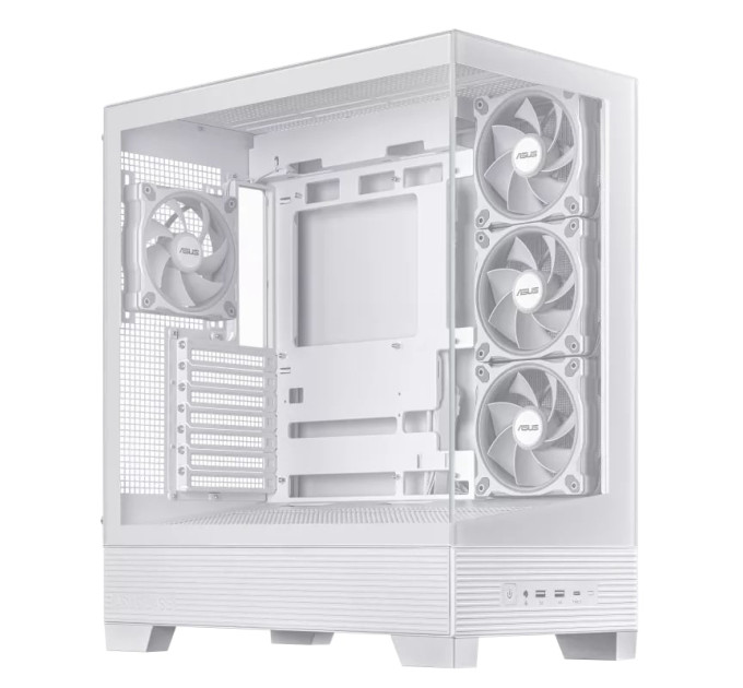 ASUS Корпус Asus A31 Plus White Tempered Glass без БЖ (90DC00R3-B19000)