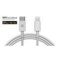 REAL-EL Кабель REAL-EL USB Type-C - Lightning (M/M), 2 м, White  (4743304104697)
