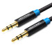 Vention Кабель Vention 3.5 мм - 3.5 мм (M/M), 1.5 м, Black (P350AC150-B-M)
