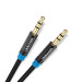 Vention Кабель Vention 3.5 мм - 3.5 мм (M/M), 1.5 м, Black (P350AC150-B-M)