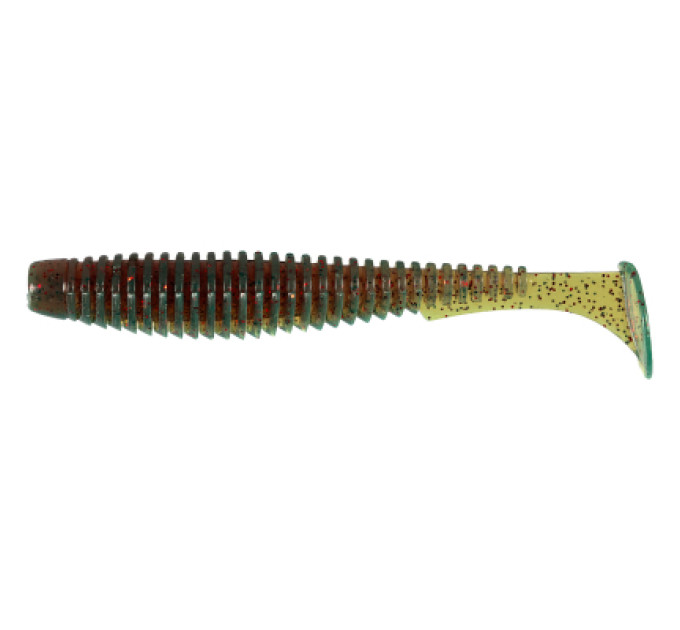 FishUP Силікон рибальський FishUP U-Shad 2.5" 019 - Motor Oil/Red (9шт/уп) (1864.13.94)