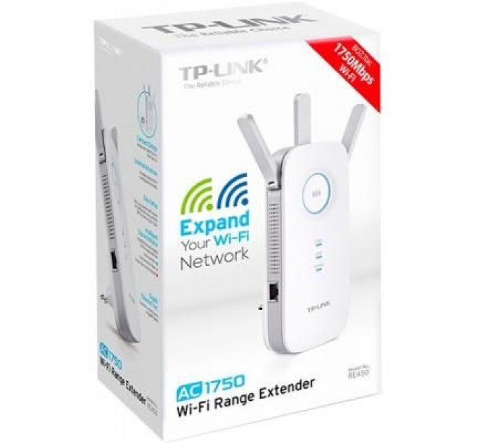 TP-Link Ретранслятор TP-Link RE450 AC1750, 1хGE LAN (RE450)