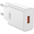 XO Зарядний пристрій XO USB-A QC18W White (L127.white)