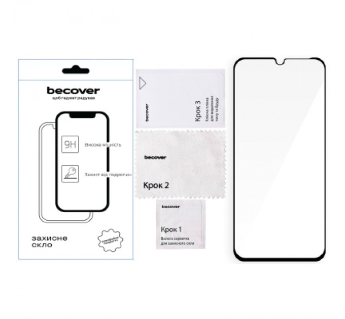 BeCover Скло захисне BeCover Xiaomi Redmi 15C 4G/5G Black (713907)
