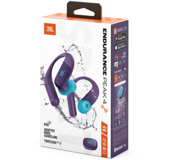 JBL Навушники JBL Endurance Peak 4 Purple (JBLENDUPEAK4PUR)