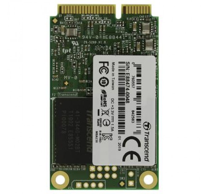 Transcend Накопичувач SSD mSATA 64GB Transcend (TS64GMSA230S)