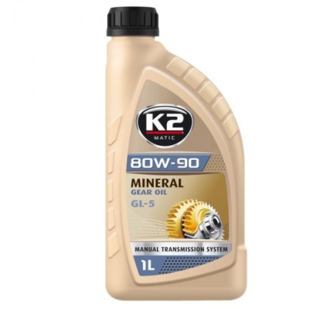 K2 Трансмісійна олива K2 Mineral Gear Oil GL-5 80W-90 1 л (O5541E)