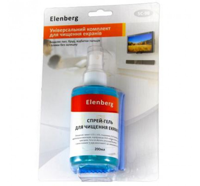 Спрей для очищення Elenberg LCD/LED 200ml (SC-9B)