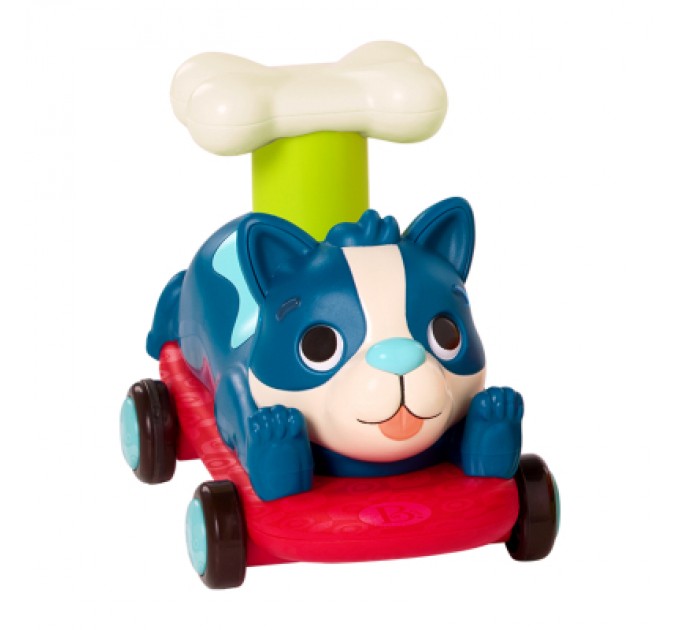Battat Розвиваюча іграшка Battat Машинка інерційна серії Лапкомобілі - Песик, синій (BX2505Z)