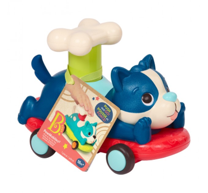 Battat Розвиваюча іграшка Battat Машинка інерційна серії Лапкомобілі - Песик, синій (BX2505Z)