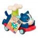 Battat Розвиваюча іграшка Battat Машинка інерційна серії Лапкомобілі - Песик, синій (BX2505Z)