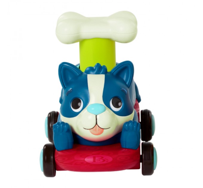 Battat Розвиваюча іграшка Battat Машинка інерційна серії Лапкомобілі - Песик, синій (BX2505Z)