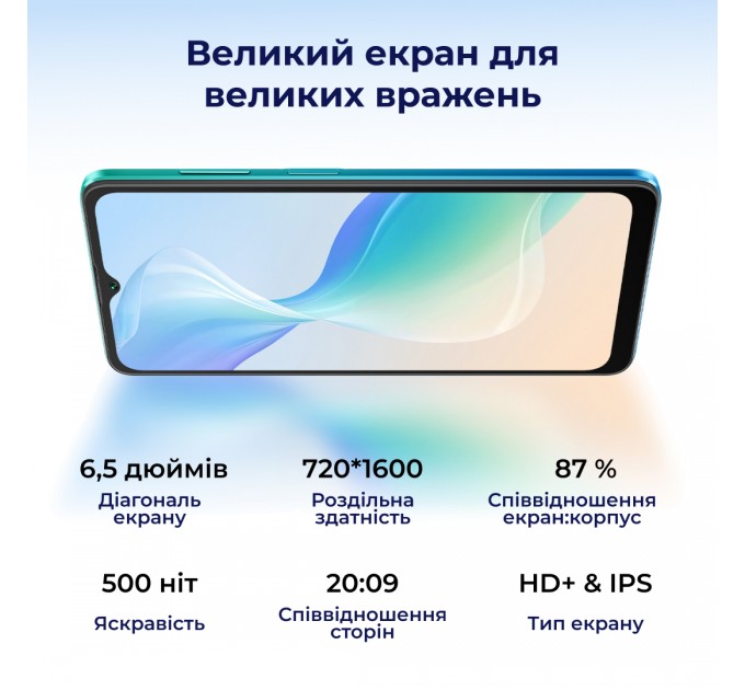 Oscal Смартфон Oscal C30 Pro 4/64GB Dual Sim Blue