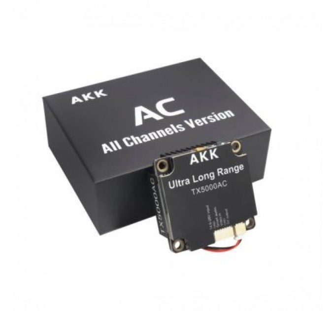 AKK Відеопередавач (VTX) AKK Ultra Long Range 5W 4.9G-6G 96CH (TX5000AC)