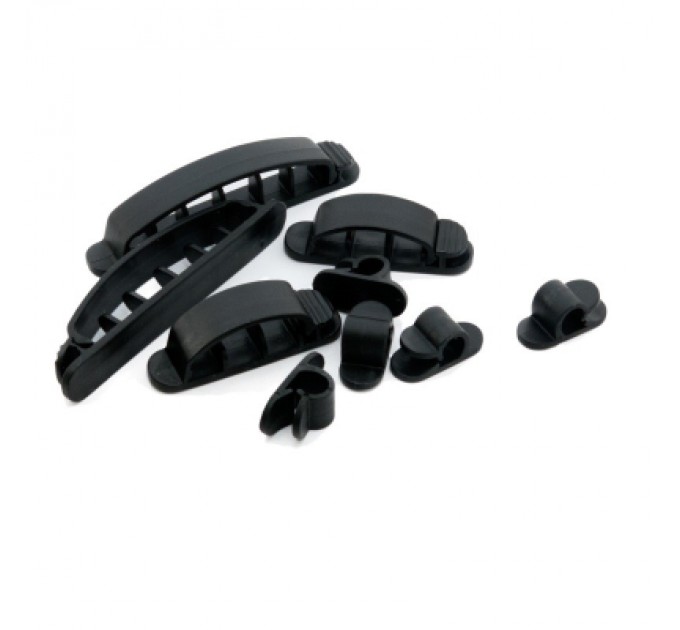 Extradigital Тримач для кабелю Extradigital CC-926 Cable Clips, Black (KBC1711)