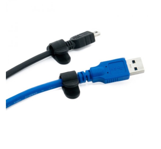 Extradigital Тримач для кабелю Extradigital CC-926 Cable Clips, Black (KBC1711)