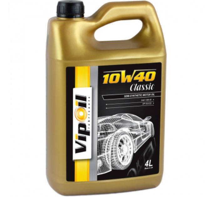 VIPOIL Моторна олива VIPOIL VipOil Classic 10W-40 SG/CD, 4л (0162833)