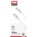 XO Дата кабель USB-C to USB-C 2.0m 100W white XO (CB-Q100-2CC)