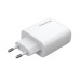 ColorWay Мережевий зарядний пристрій ColorWay GaN Mini 50W PD Port PPS USB (Type-C PD 30W + Type-C PD 20W) White (CW-CHS050PD-WT)