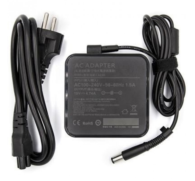 Блок живлення до ноутбуку PowerPlant HP 220V, 19V 90W 4.74A (7.4*5.0) wall mount (WM-HP90F7450)