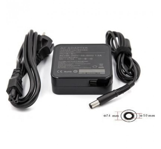 Блок живлення до ноутбуку PowerPlant HP 220V, 19V 90W 4.74A (7.4*5.0) wall mount (WM-HP90F7450)