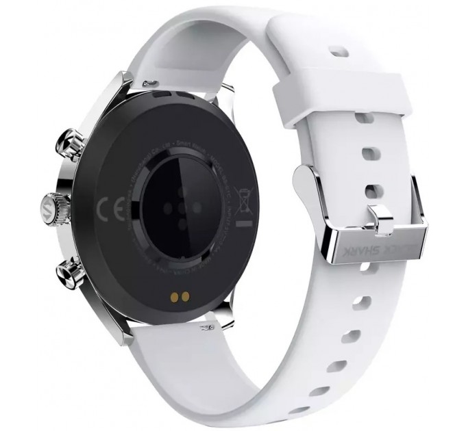Black Shark Смарт-часы Black Shark S1 Classic Silver; 1.43" (466х466) AMOLED сенсорный / Bluetooth / GPS / IP68 / 53.5 x 49 x 12.1 мм, 55 г / 300 мАч / серебристый