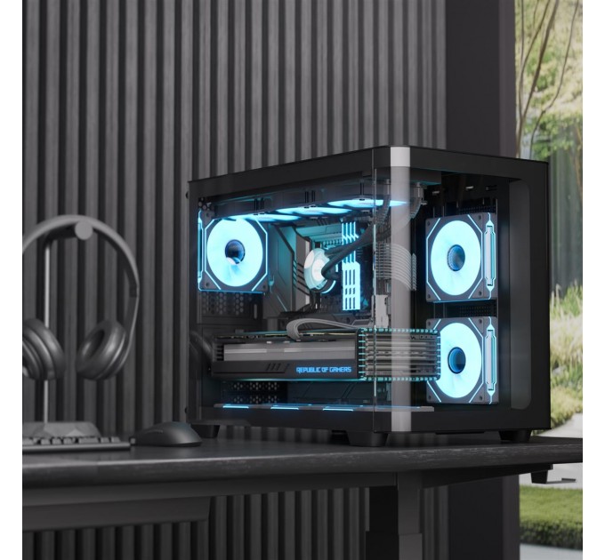 AeroCool Корпус AeroCool P300C-G-BK-v1 (ACCS-PN02033.11) Black без БЖ