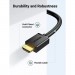 Ugreen Кабель мультимедійний HDMI M to DVI M 1.5m HD106 black Ugreen (11150)