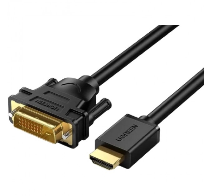 Ugreen Кабель мультимедійний HDMI M to DVI M 2.0m HD106 black Ugreen (10135)