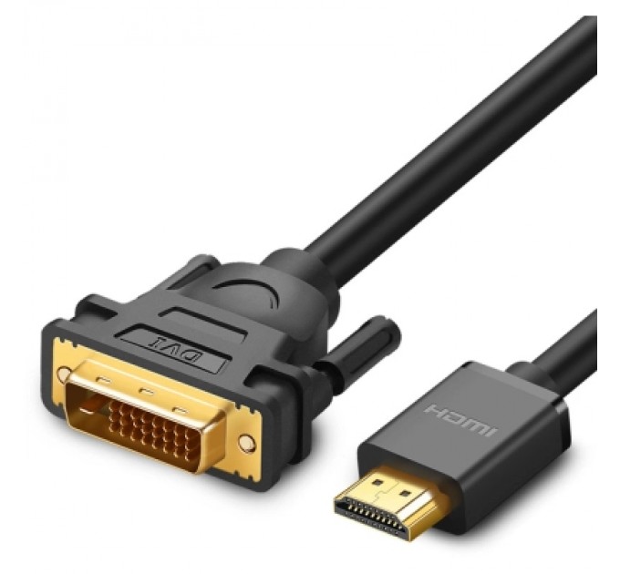 Ugreen Кабель мультимедійний HDMI M to DVI M 2.0m HD106 black Ugreen (10135)