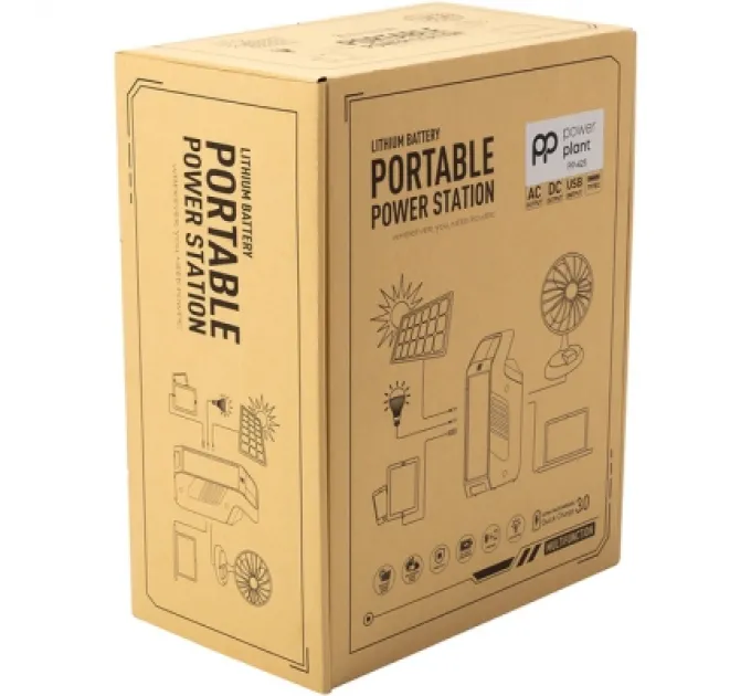 PowerPlant Зарядна станція PowerPlant PP-425 40000mAh, PD 30W, AC 200W (PB931415)