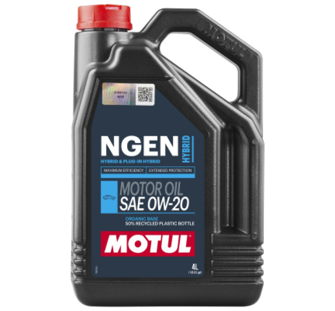 MOTUL Моторна олива MOTUL NGEN Hybrid SAE 0W20 4л