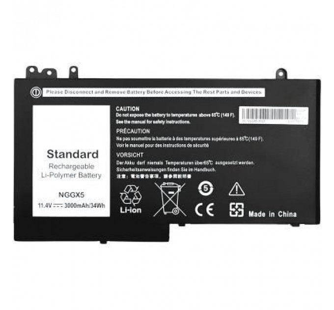 Акумулятор до ноутбука DELL Latitude 12 Series (NGGX5) 11.4V 3000mAh PowerPlant (NB441235)