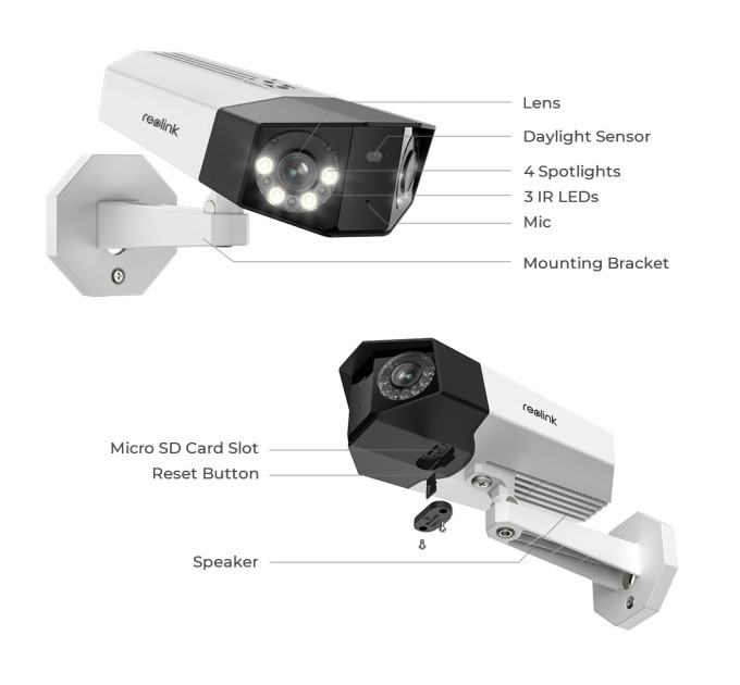 Reolink IP камера Reolink Duo Series P750 (Duo 3 PoE)