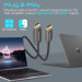 Promate Кабель мультимедійний DisplayPort to HDMI prolink-dp200.black Promate (prolink-dp200.black)