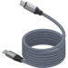 Promate Дата кабель USB-C to USB-C springy.grey Promate (springy.grey)