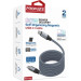 Promate Дата кабель USB-C to USB-C springy.grey Promate (springy.grey)