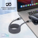 Promate Дата кабель USB-C to USB-C springy.grey Promate (springy.grey)