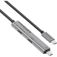 Дата кабель USB-C to USB-C portlink-c3.black Promate (portlink-c3.black)
