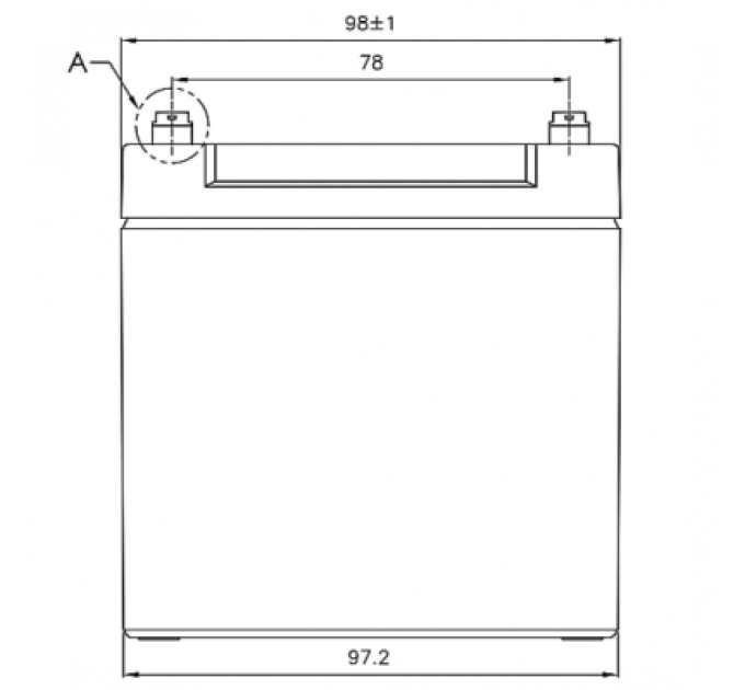CSB Батарея до ДБЖ CSB 12В 12 Аг (GPL12120 F2)