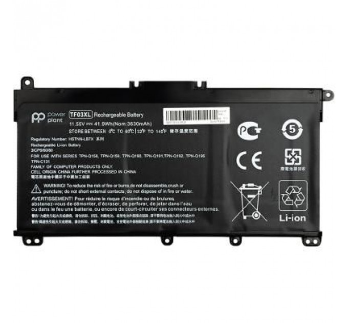 Акумулятор до ноутбука HP Pavilion 15-CD (TF03XL) 11.55V 41.9Wh PowerPlant (NB461394)