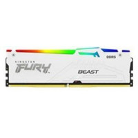 Модуль пам'яті для комп'ютера DDR5 16GB 6000 MHz Beast White RGB Kingston Fury (ex.HyperX) (KF560C30BWEA-16)