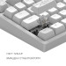Dark Project Клавіатура Dark Project ALU81 Terra Nostra PBT RGB Mech G3MS Moonstone White (DPKB_NOSTRA_81_ANSI_WHITE_UA)