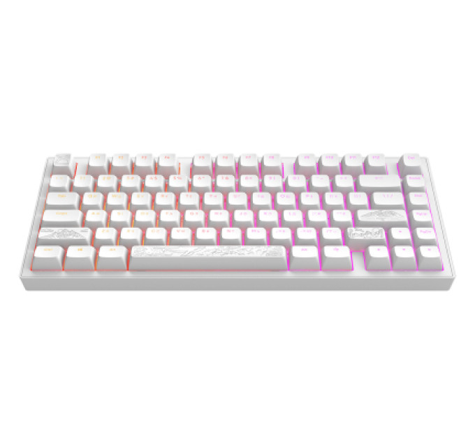 Dark Project Клавіатура Dark Project ALU81 Terra Nostra PBT RGB Mech G3MS Moonstone White (DPKB_NOSTRA_81_ANSI_WHITE_UA)