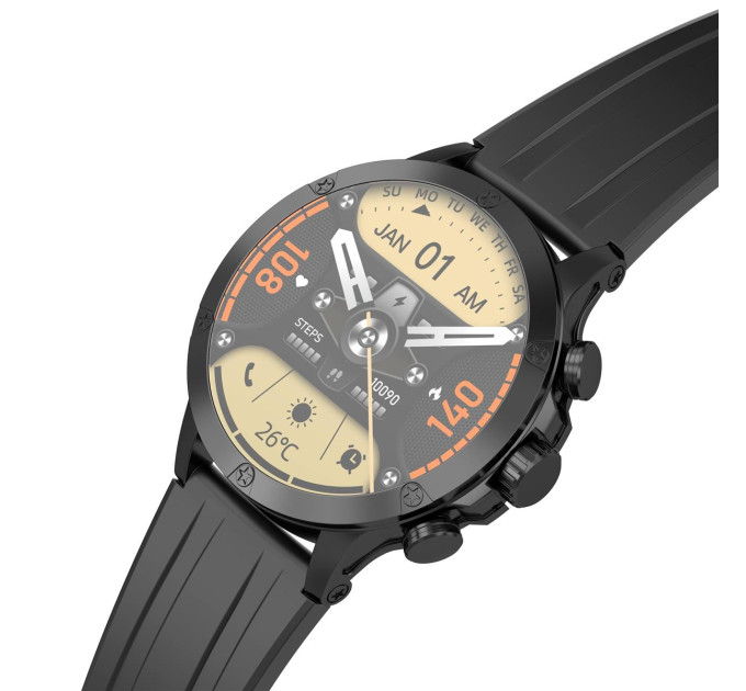 iMiki Смарт-годинник iMiki XPLORER Pro Black Silicone strap