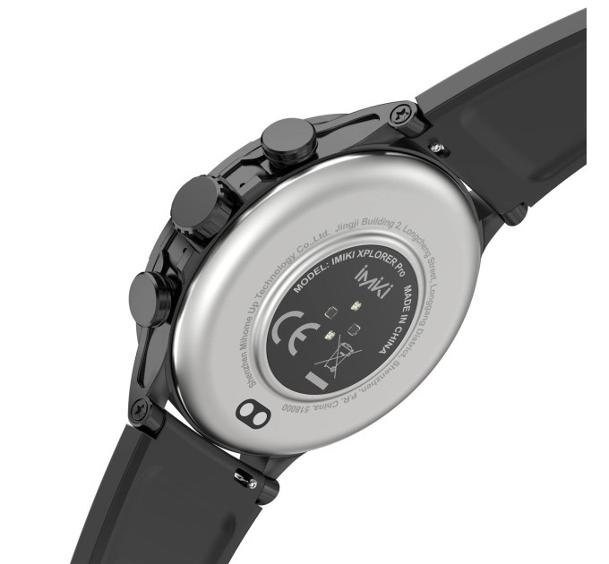 iMiki Смарт-годинник iMiki XPLORER Pro Black Silicone strap