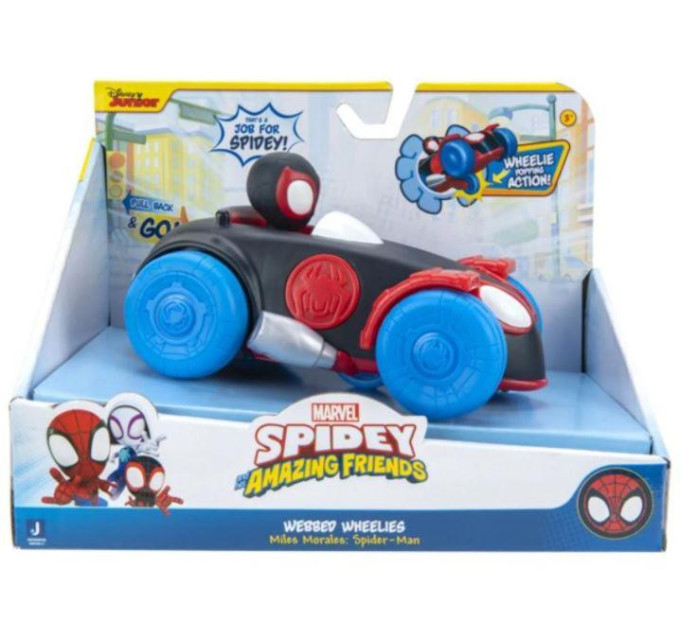 Spidey Машина Spidey інерційна Pull Back Vehicle Spinn Майлз Моралес (SNF0017)