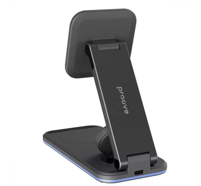 Proove Бездротовий зарядний пристрій Proove Energy Fold 3in1 15W Black (WSEF15010001)