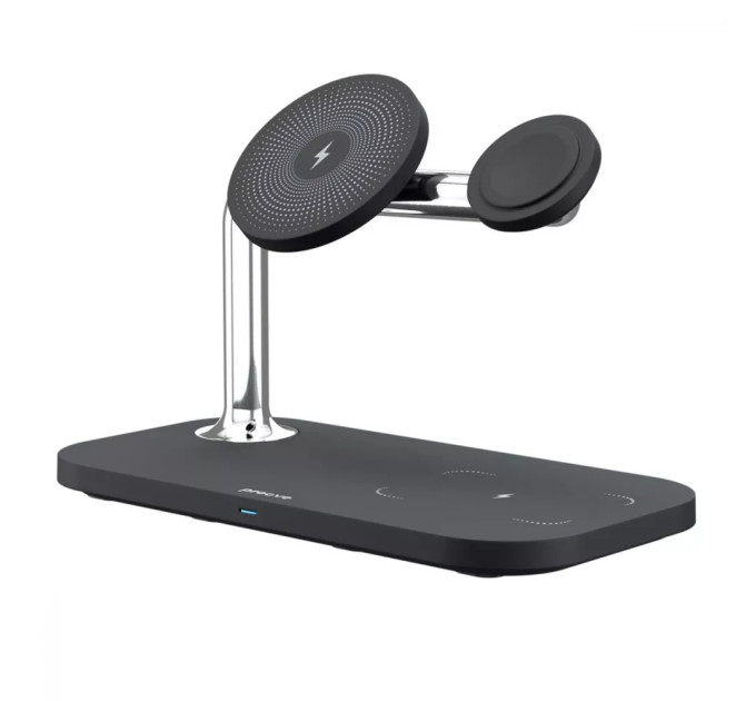 Proove Бездротовий зарядний пристрій Proove Magnetic Field 3in1 15W Black (WSMF15010001)