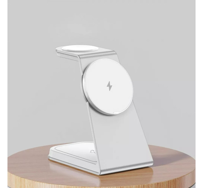 Proove Бездротовий зарядний пристрій Proove Omni Power 3in1 15W White (WSOP15020002)
